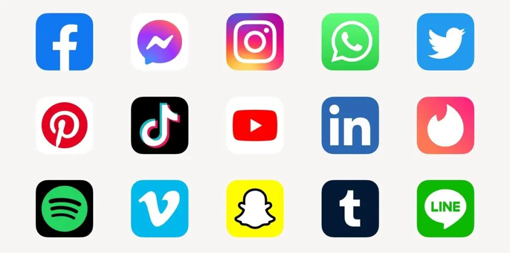 Social media icons