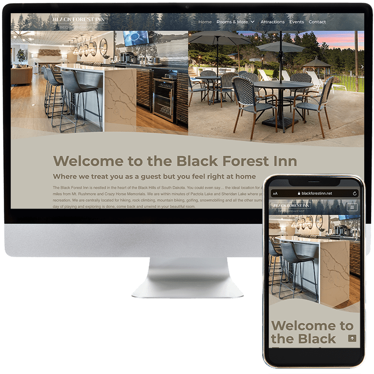 Tourism and Hospitality Website Design - Hill City, SD