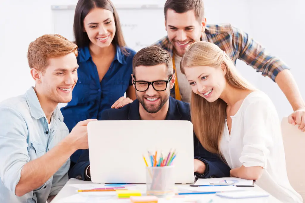 team with seo-friendly website success