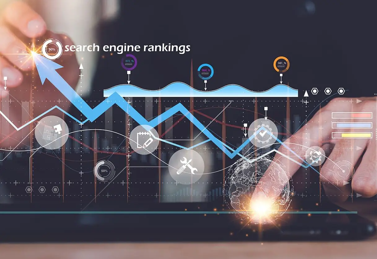 SEO analysis of data graphs and charts