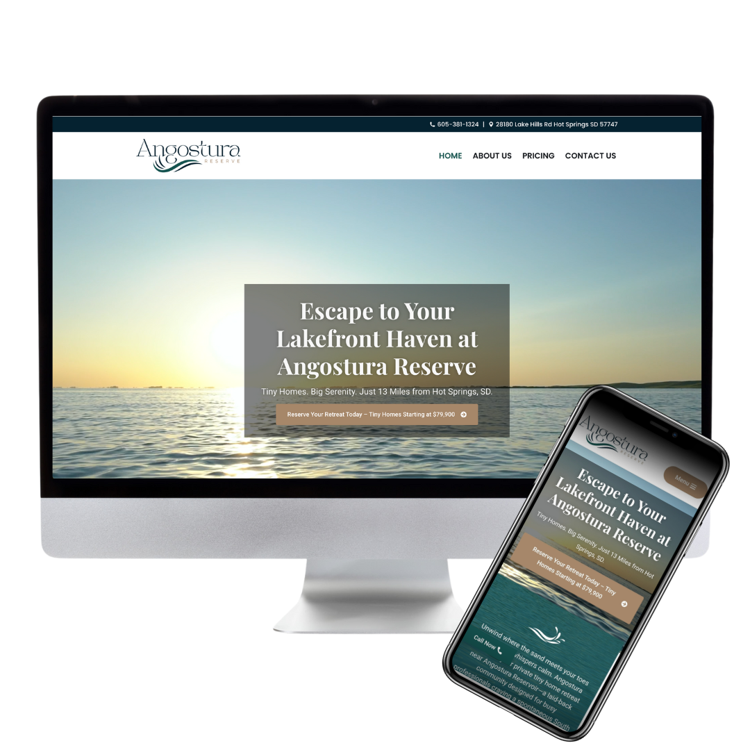 Angostura Reserve Website Preview