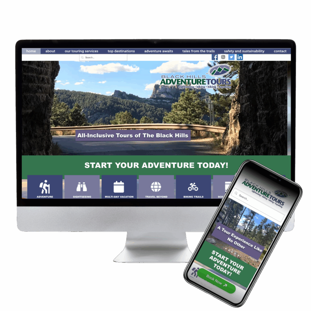 BH Adventure Tour Website Preview