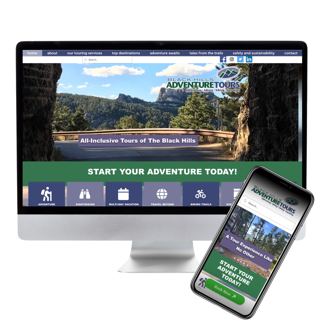 BH Adventure Tour Website Preview
