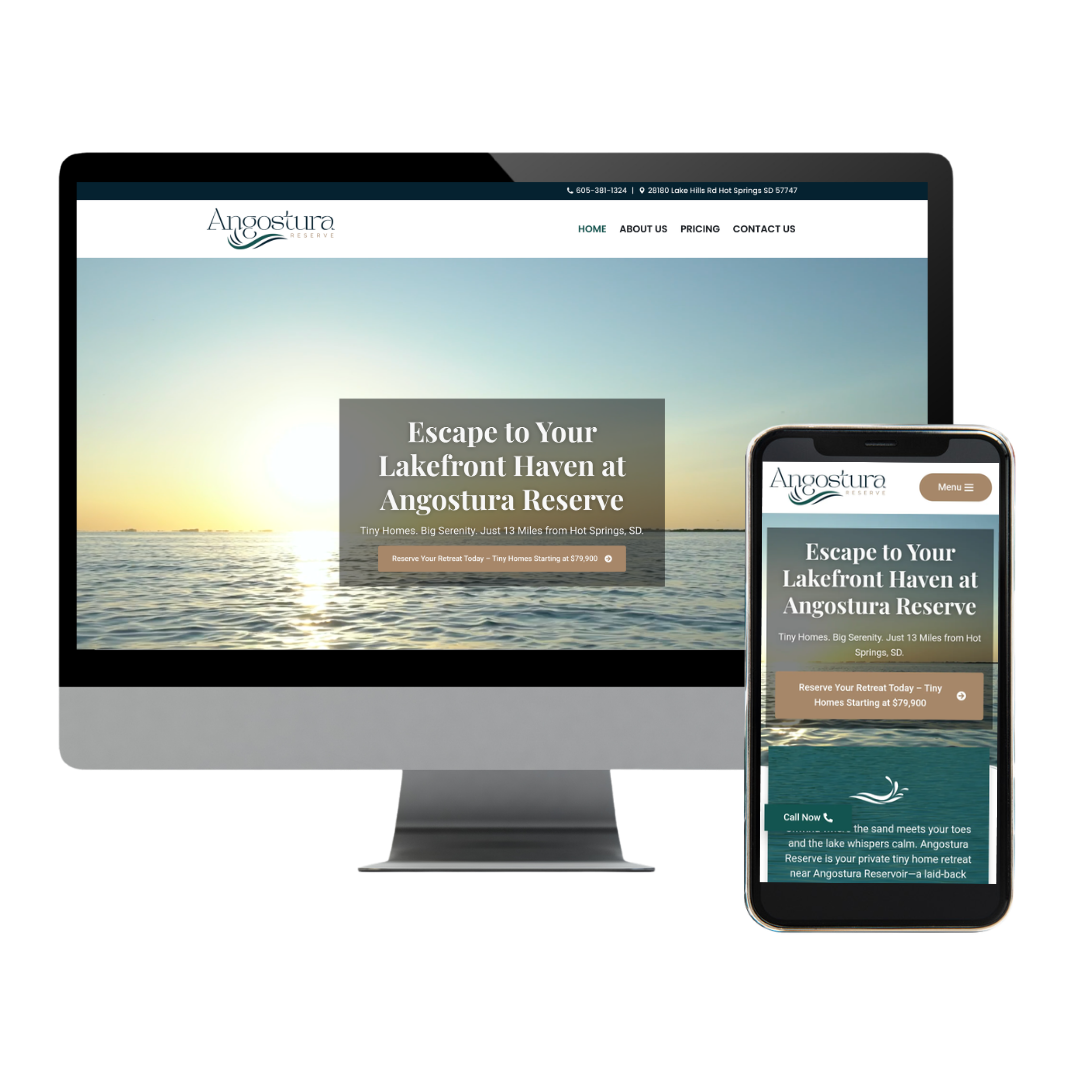 Custom Website Design for Angostura Reserve
