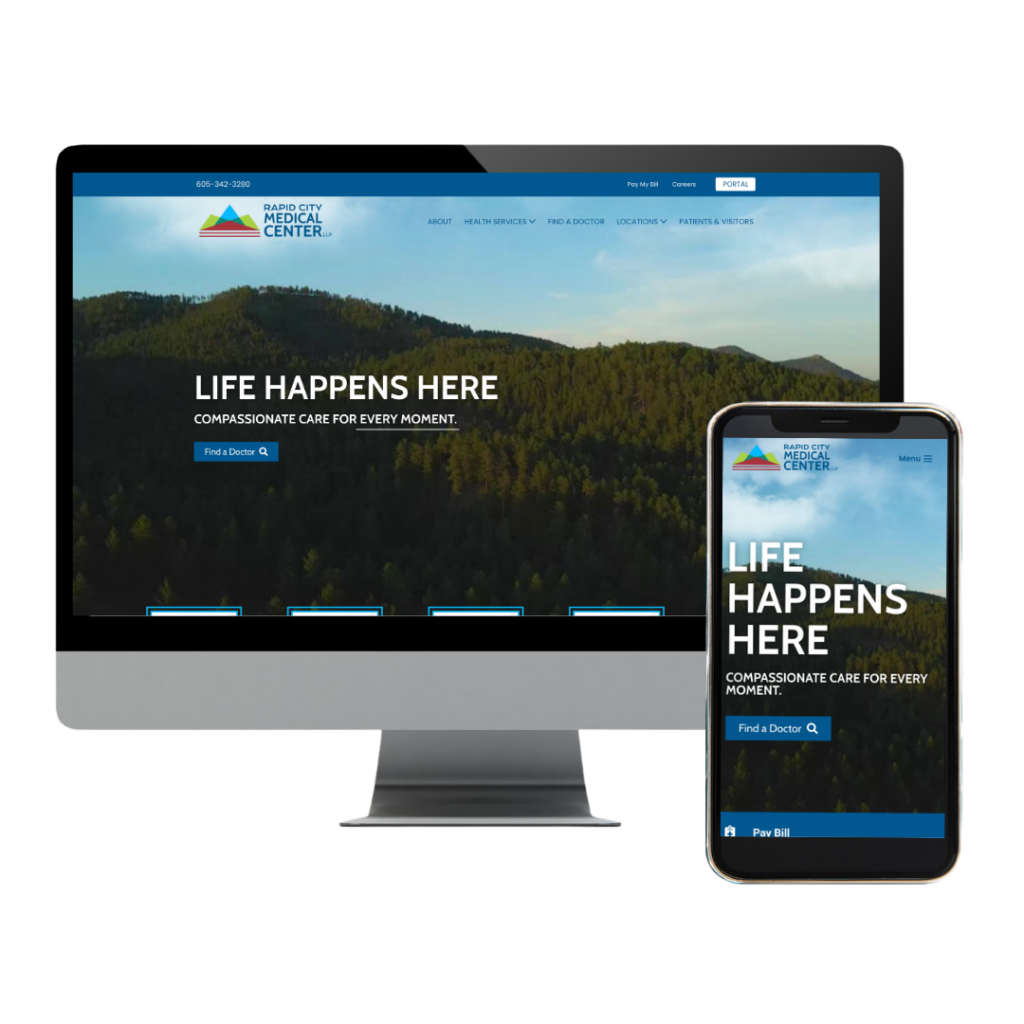 Custom Website Design for Rapid City Medical Center