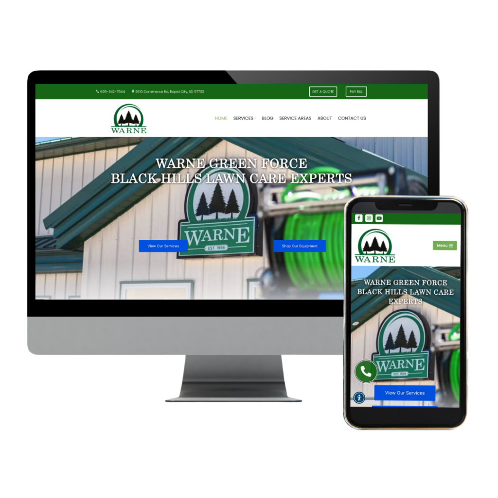 Custom Website Design for Warne Green Force