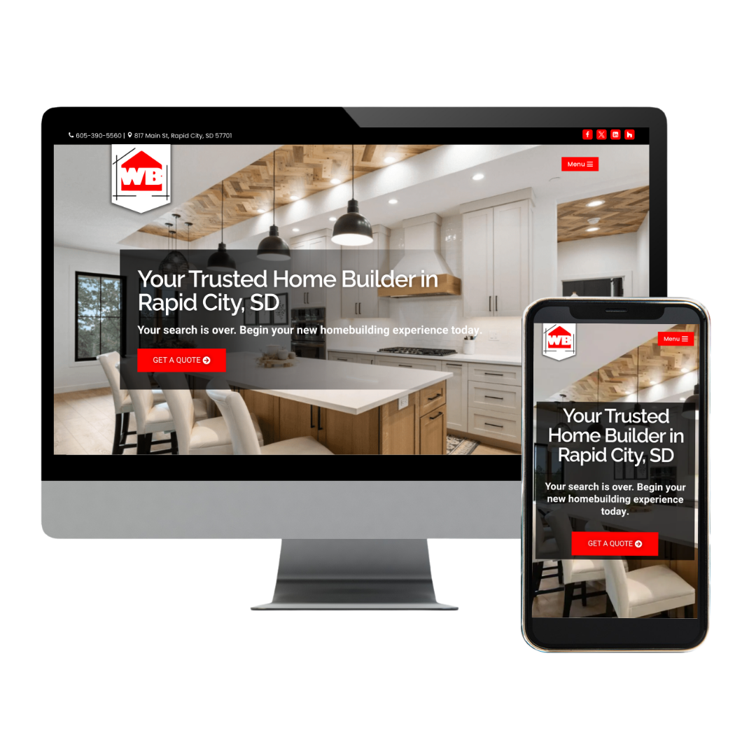 Custom Website Design for Wood Builders