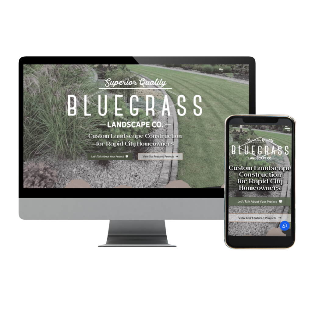 Custom Website Design for Bluegrass Landscape Co.