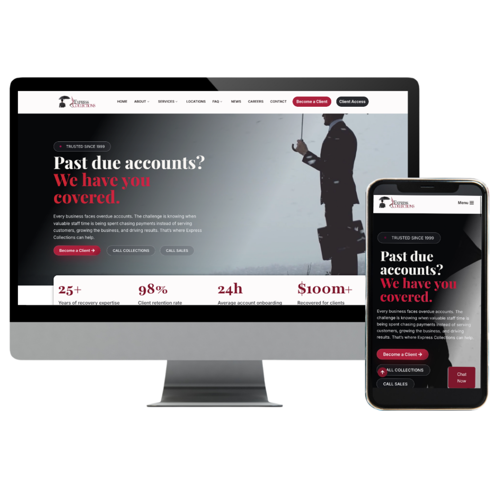 Custom Website Design for Express Collections