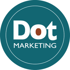 Dot Marketing and Website Design Logo - Used to go to homepage