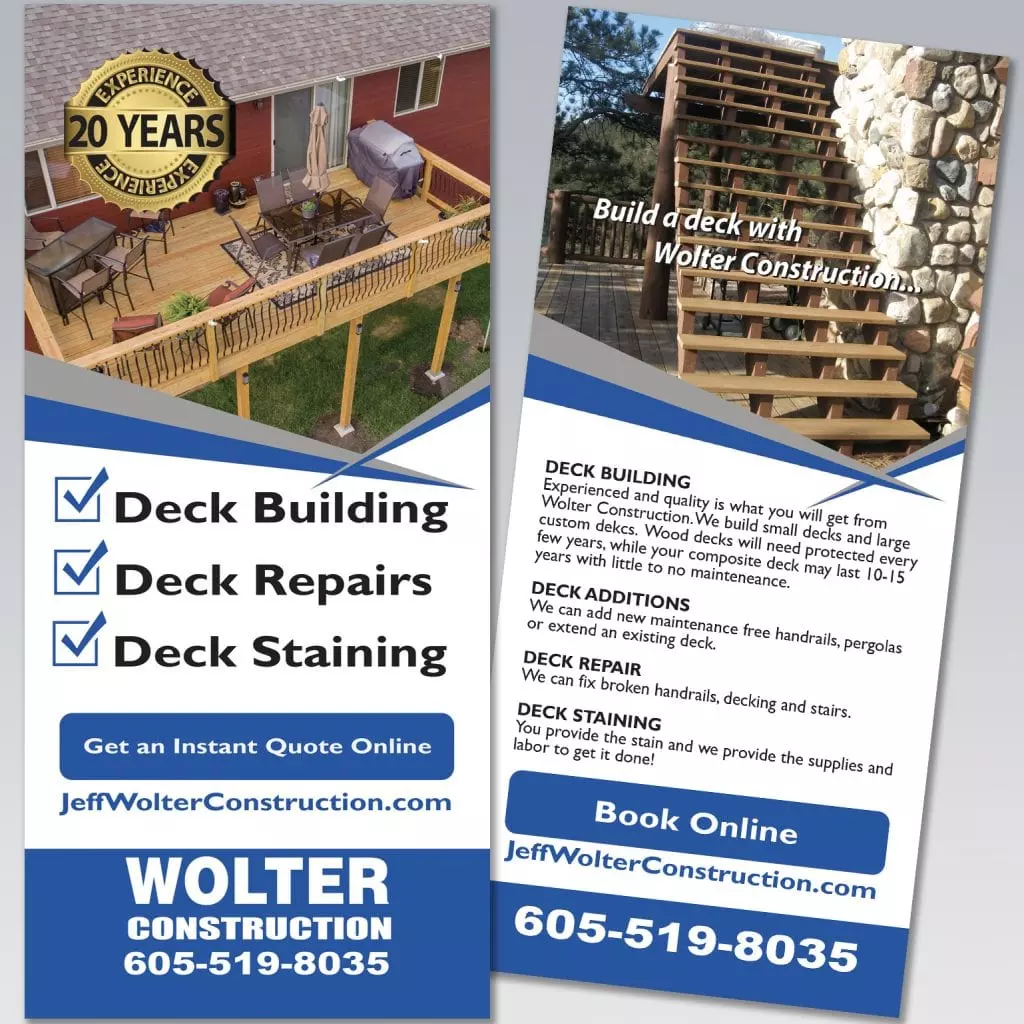wolter construction rack card