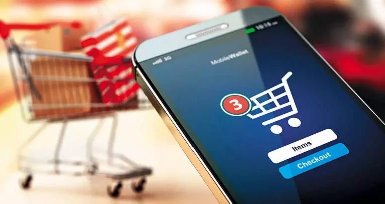 mobile e-commerce graphic