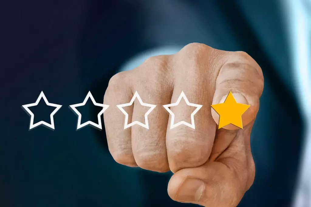 negative review graphic