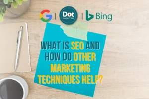 What is SEO and how do other marketing techniques help?