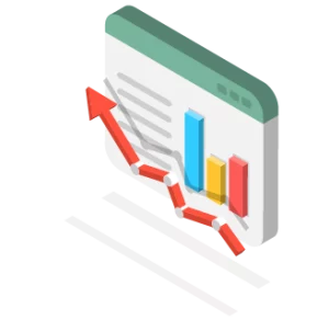 Graphic of graph trending upward