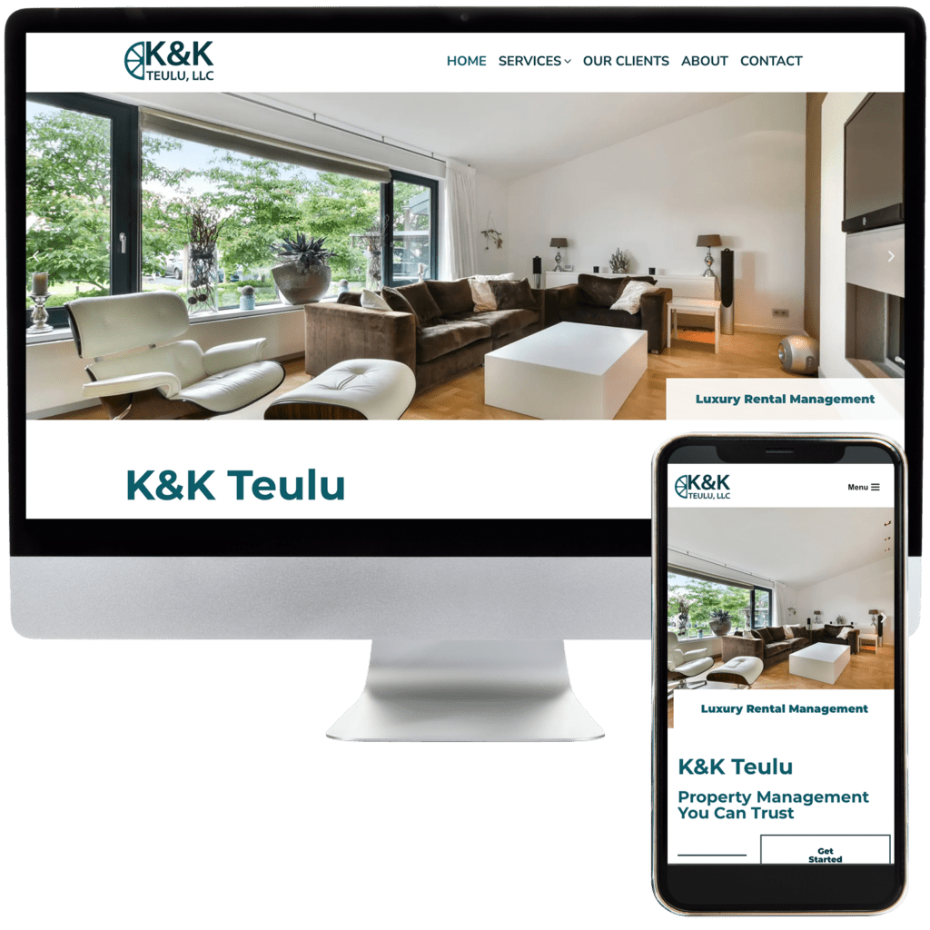 K&K Teulu LLC website design portfolio example