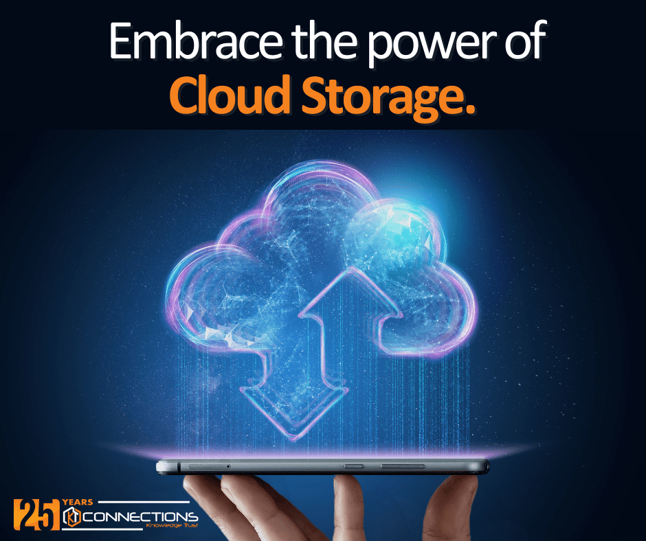 Embrace the power of cloud storage - KT Connections - Social Media Post