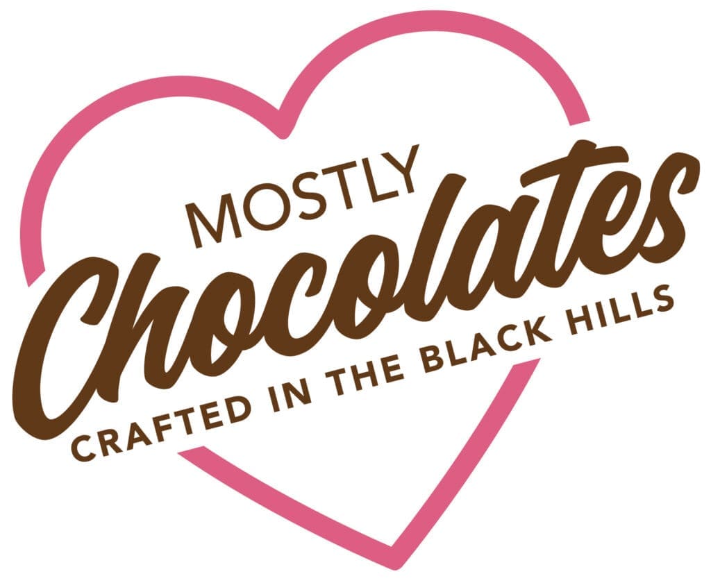 Mostly Chocolates crafted in the Black Hills logo
