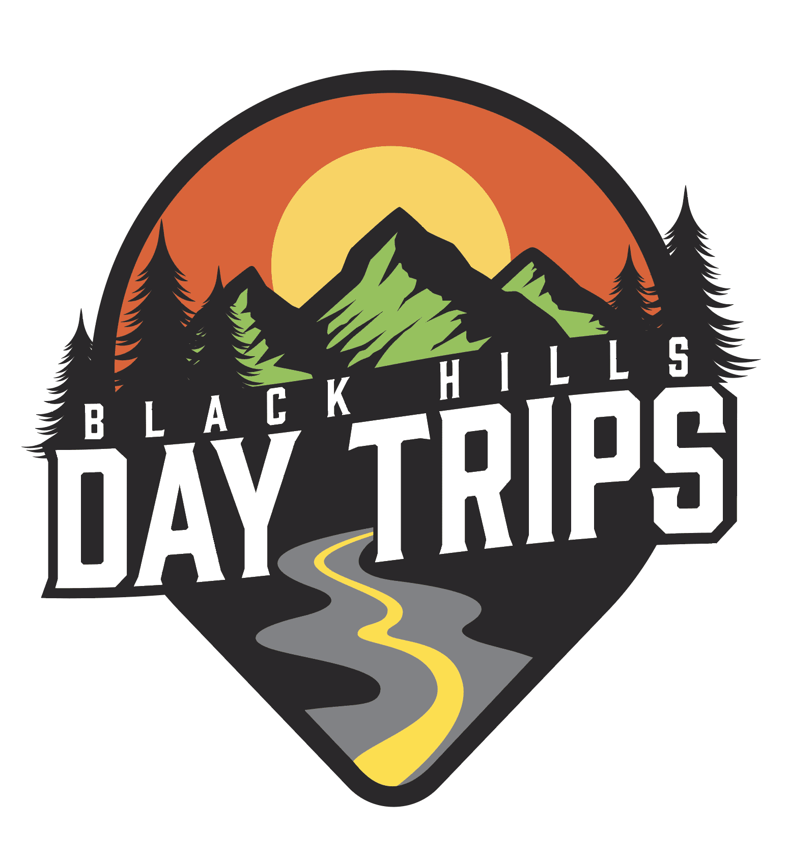 Black Hills Day Trips Logo Design