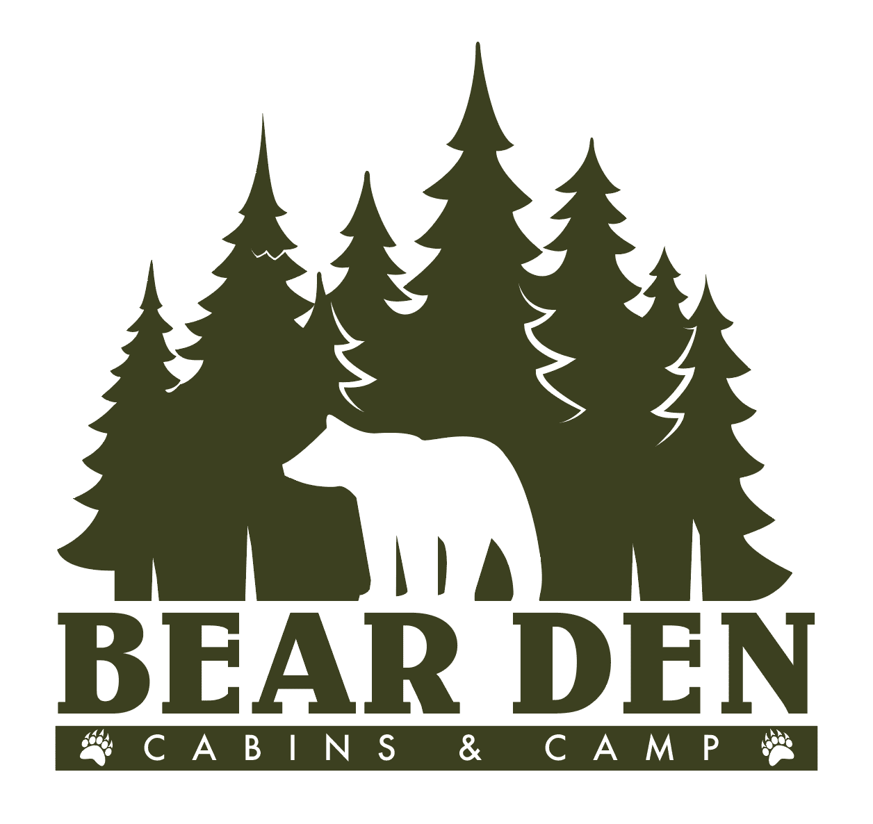 Bear Den Cabins & Camp Logo Design