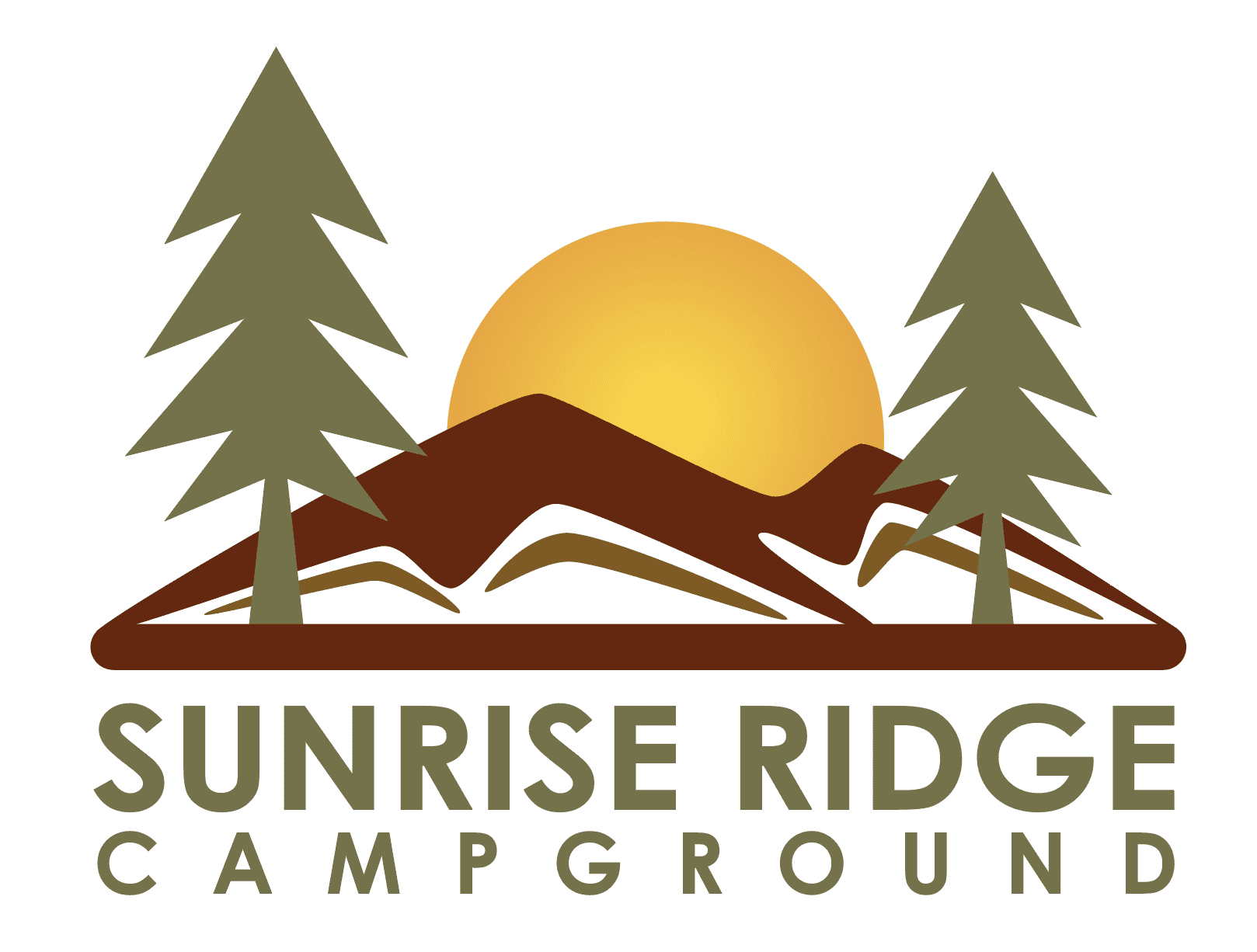 Sunrise Ridge Campground Logo Design