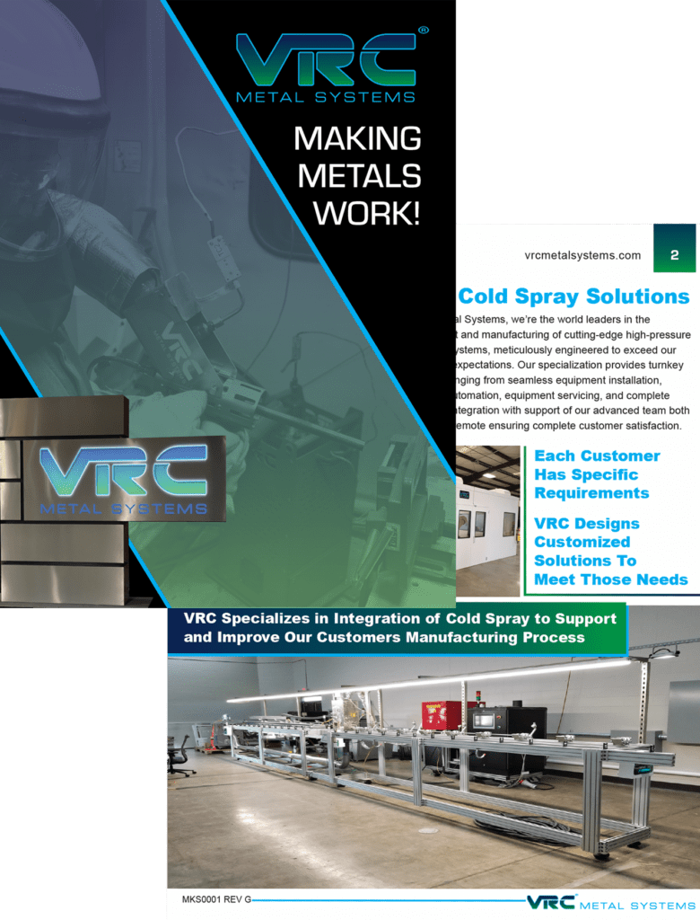 VRC Metal Systems Informational Brochure Design